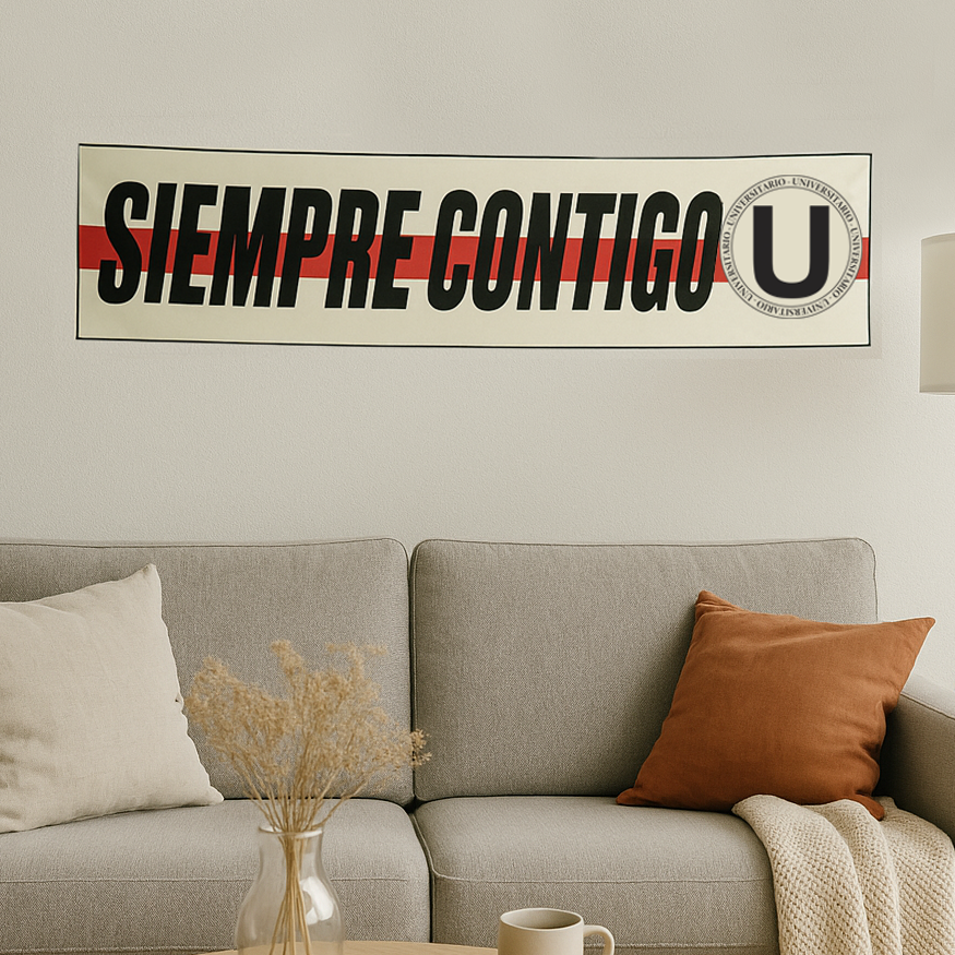 Banderín Universitario "SIEMPRE CONTIGO"