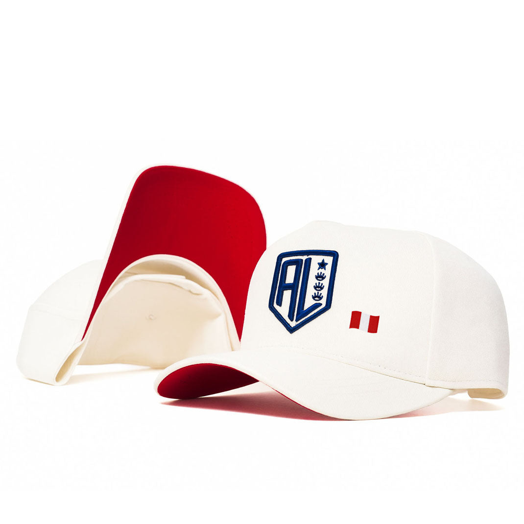 Gorra Escudo AL Blanca con bandera 2025