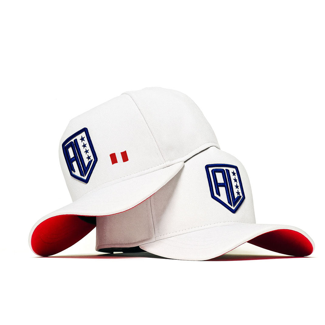 Gorra Escudo AL Blanca con bandera 2025