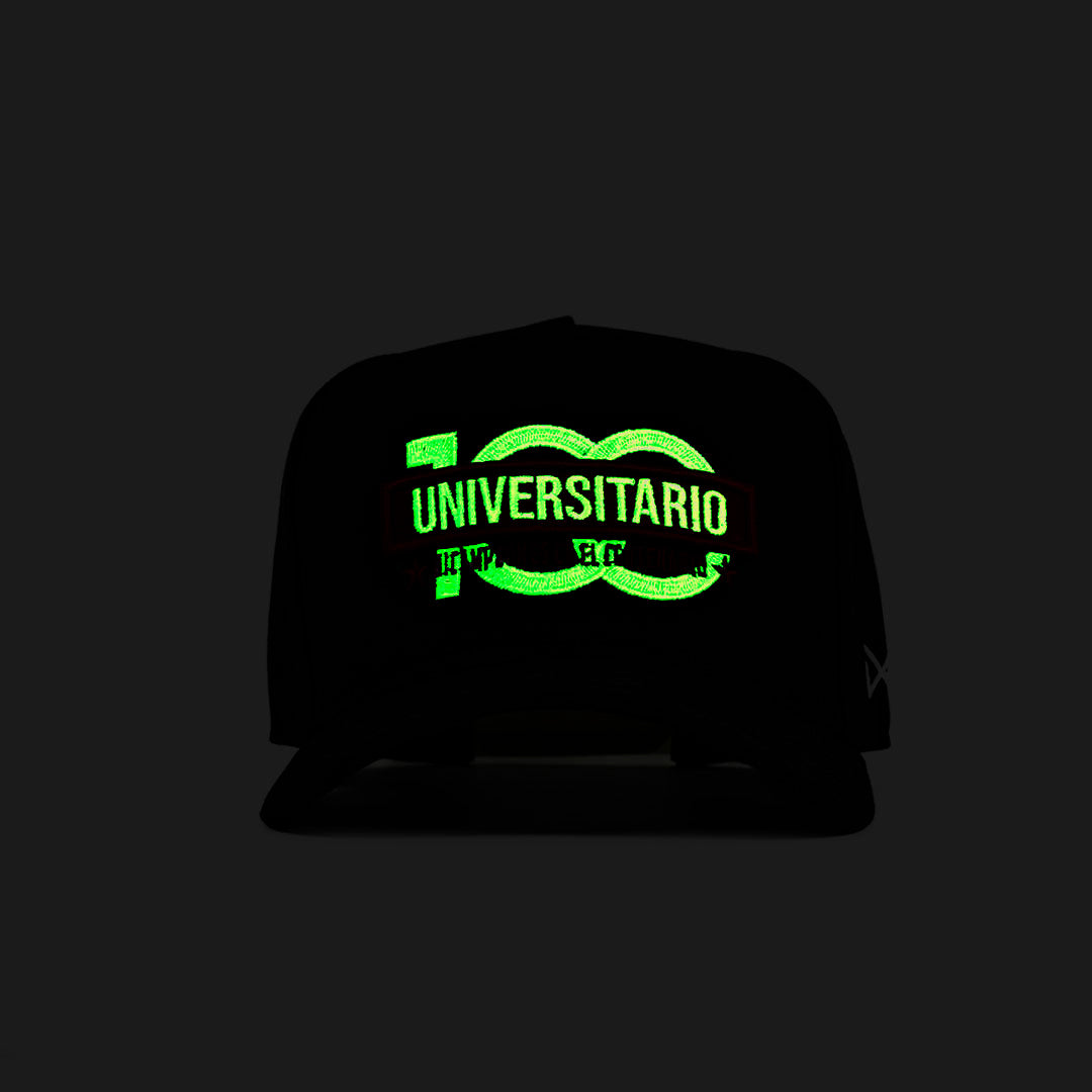 Gorra Centenario (U) - Negra BRILLA EN LA OSCURIDAD