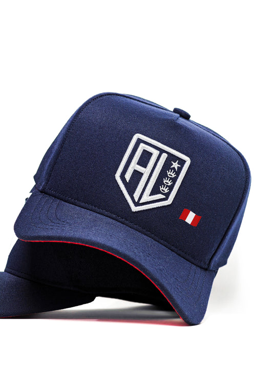 Gorra Escudo AL Azul con bandera - 2025