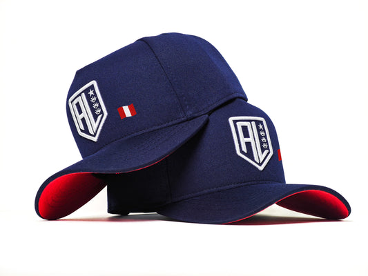 Gorra Escudo AL Azul con bandera - 2025