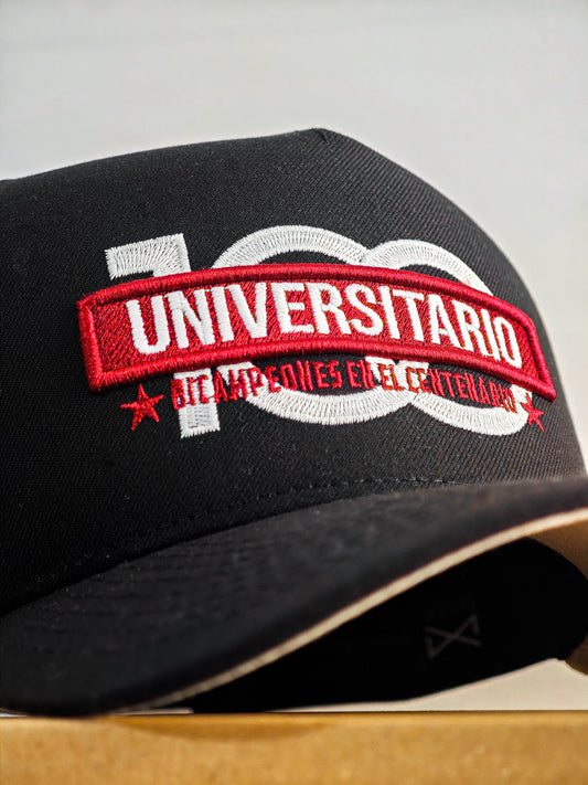 Gorra Centenario (U) - Negra BRILLA EN LA OSCURIDAD