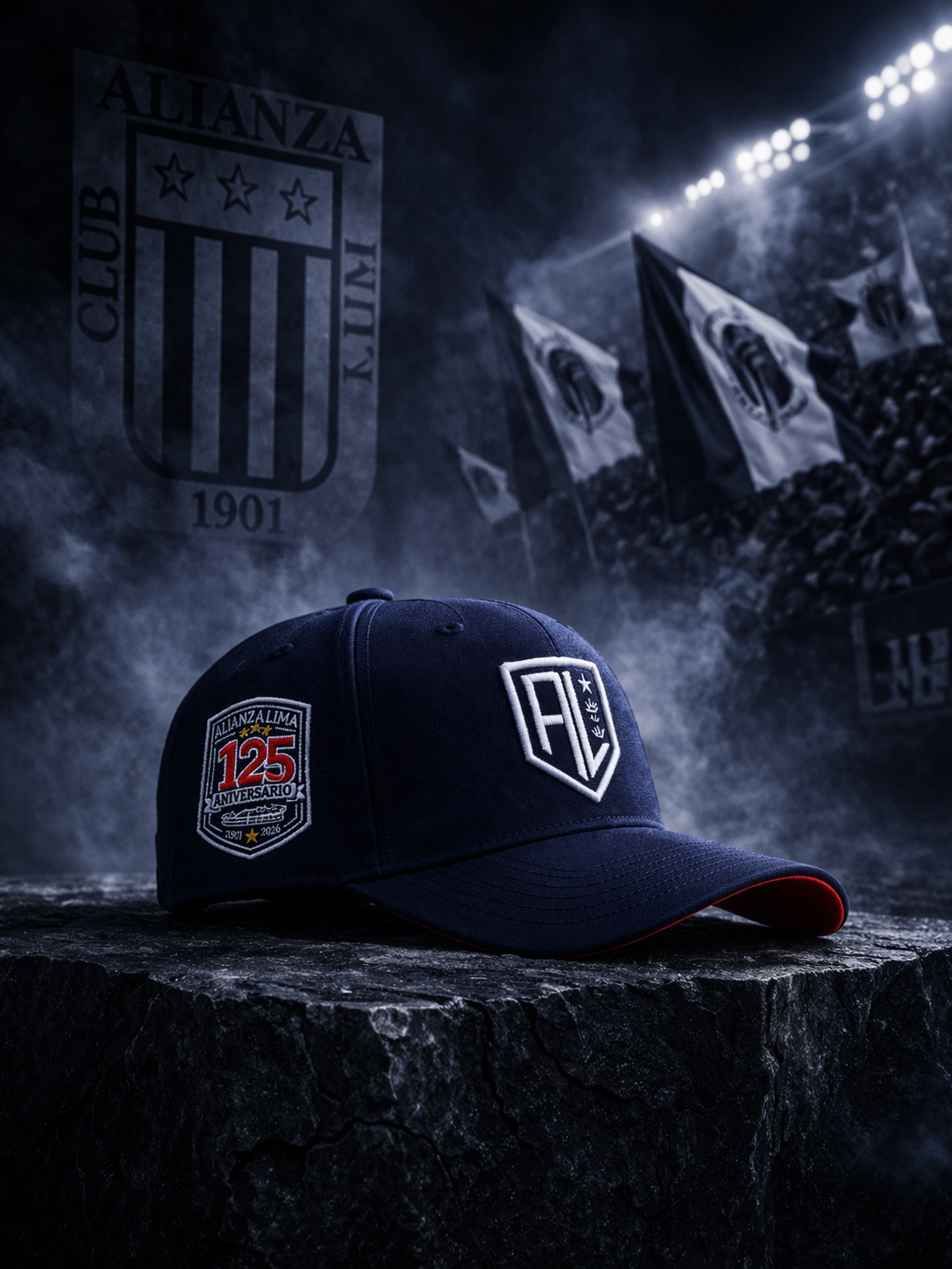 Gorra escudo AL - 125 años (Edición especial - Brilla en oscuridad)