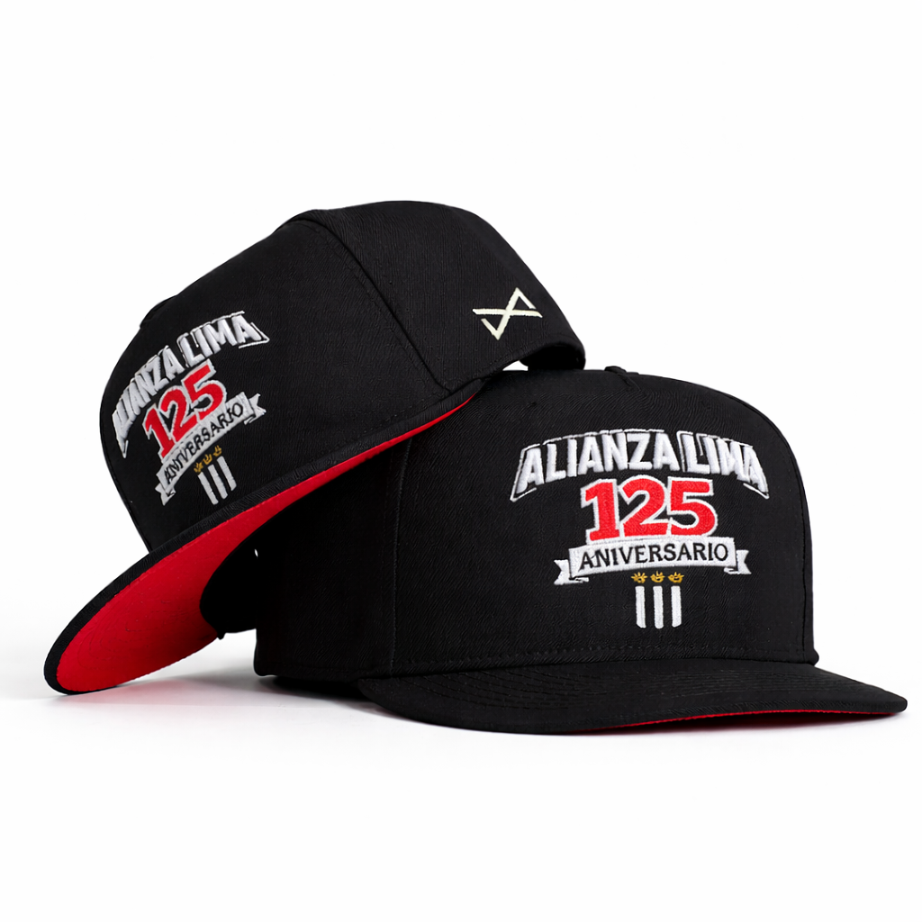 Gorra 125 aniversario Alianza lima - Edición limitada negra