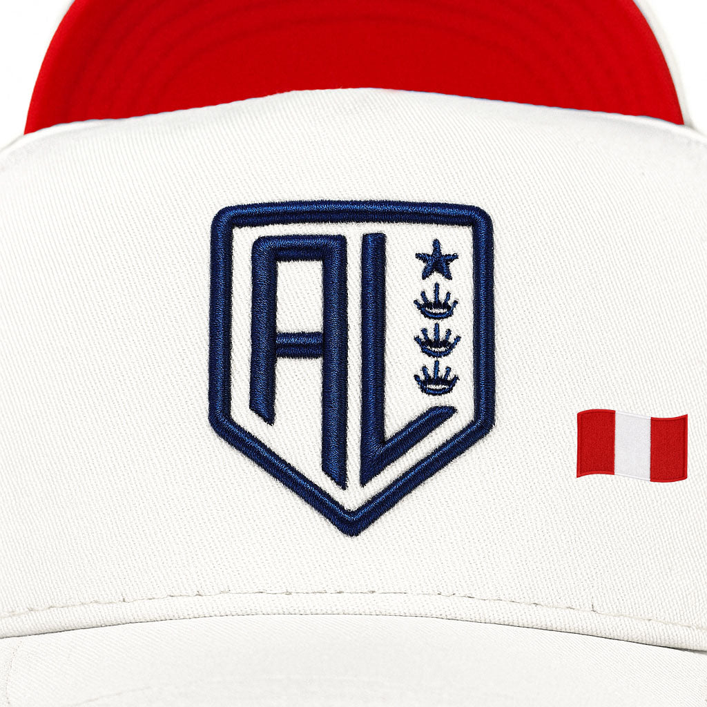 Gorra Escudo AL Blanca con bandera 2025