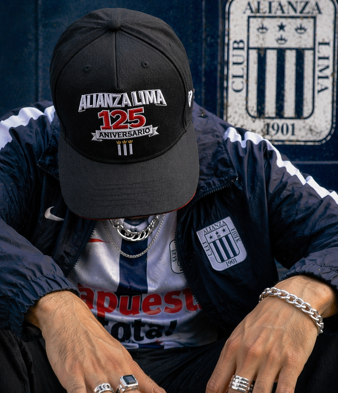 Gorra 125 aniversario Alianza lima - Edición limitada negra